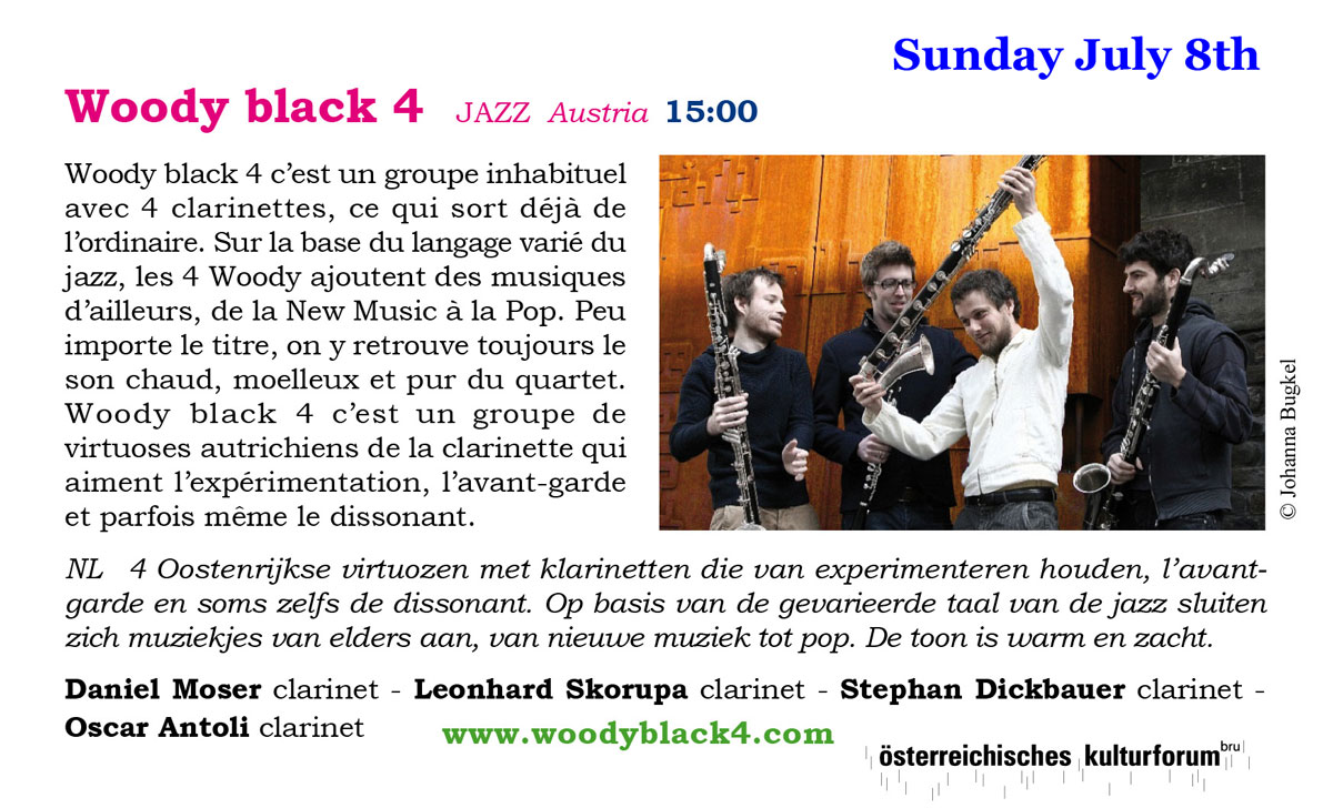 Woody Black4 8 juillet 15h Woody Black4 8 juillet 15h